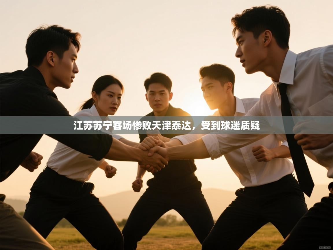 江苏苏宁客场惨败天津泰达，受到球迷质疑  第1张